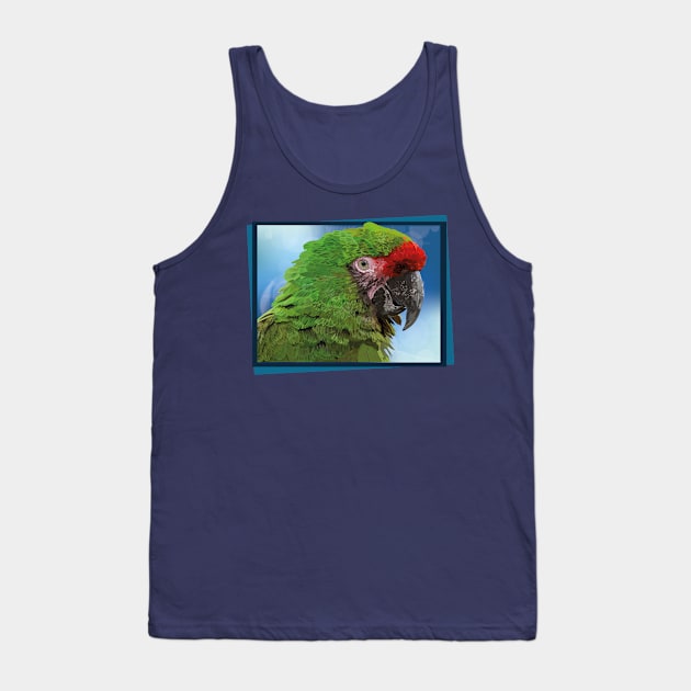 military macaw Tank Top by obscurite